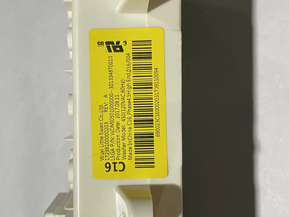 GE 17238100000203 WH12X24234 AP5985226 Washer Control Board AZ147919 | KMV156