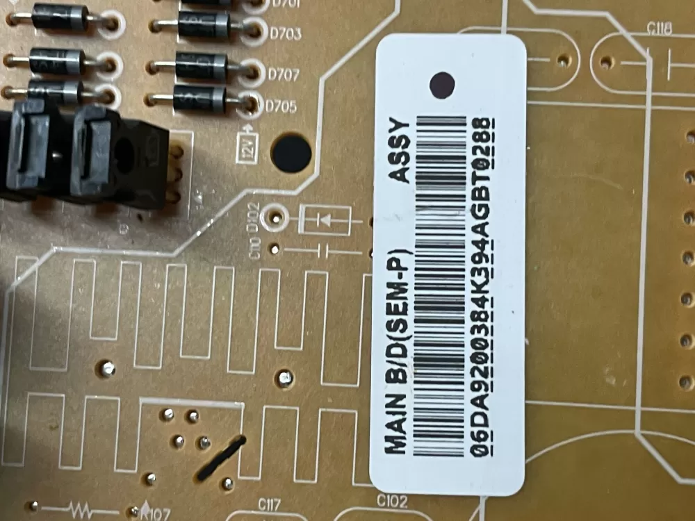 Samsung DA92 00384K Refrigerator Control Board AZ23036 | WM1045