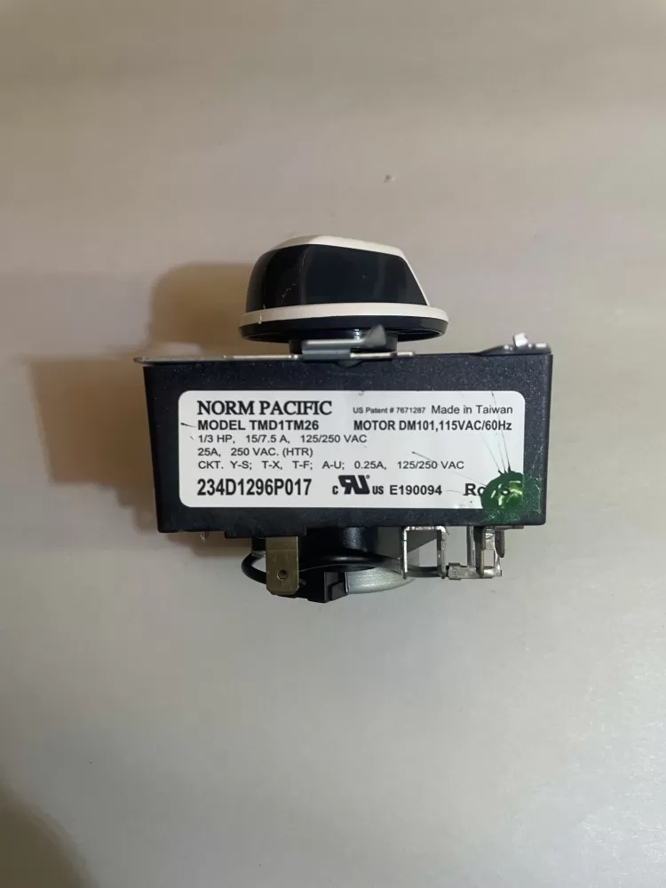 Kenmore  General Electric WE4M521 WE04X22654 PS11721520 234D1296P017 Dryer Timer
