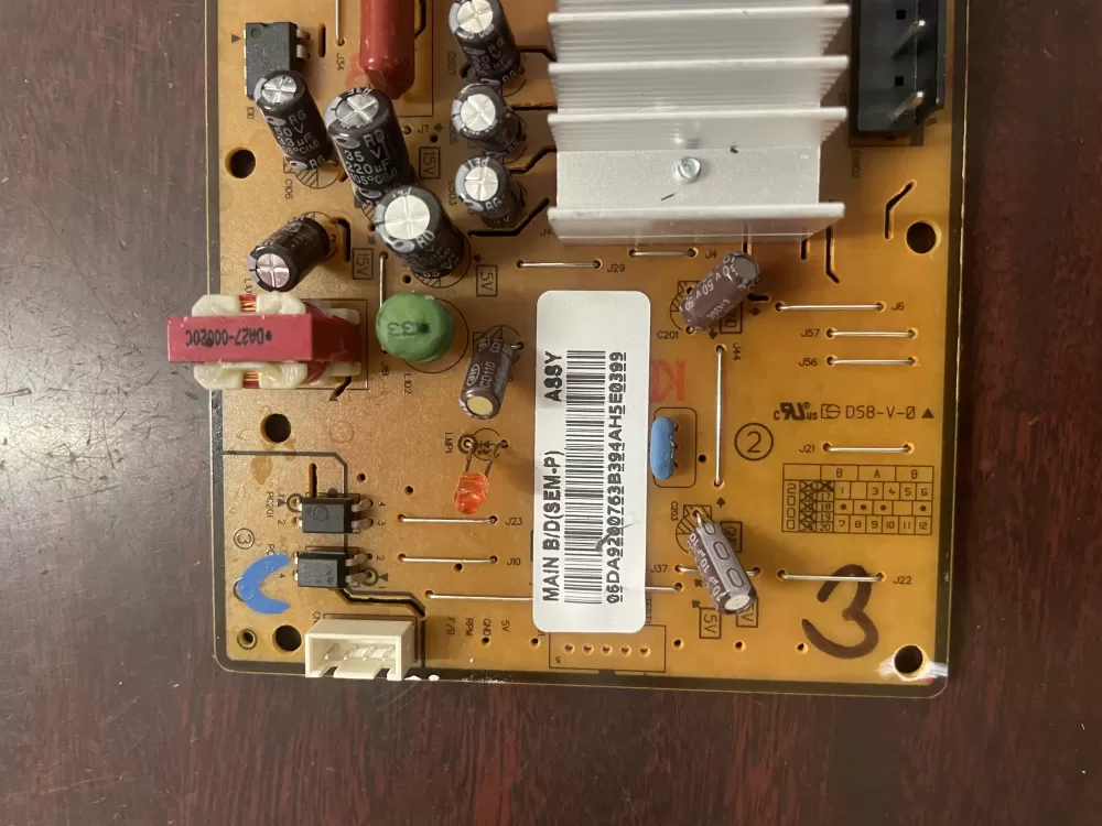 Samsung DA92-00763B Refrigerator Control Board Inverter AZ37070 | KM91