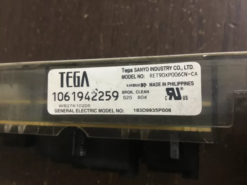 GE 183D9935P006 Wb27k10206 Range Control Board AZ16375 | NR29