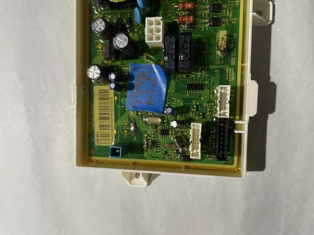 Samsung DC94-03493A Dryer Main Control Board AZ198172 | KM2739
