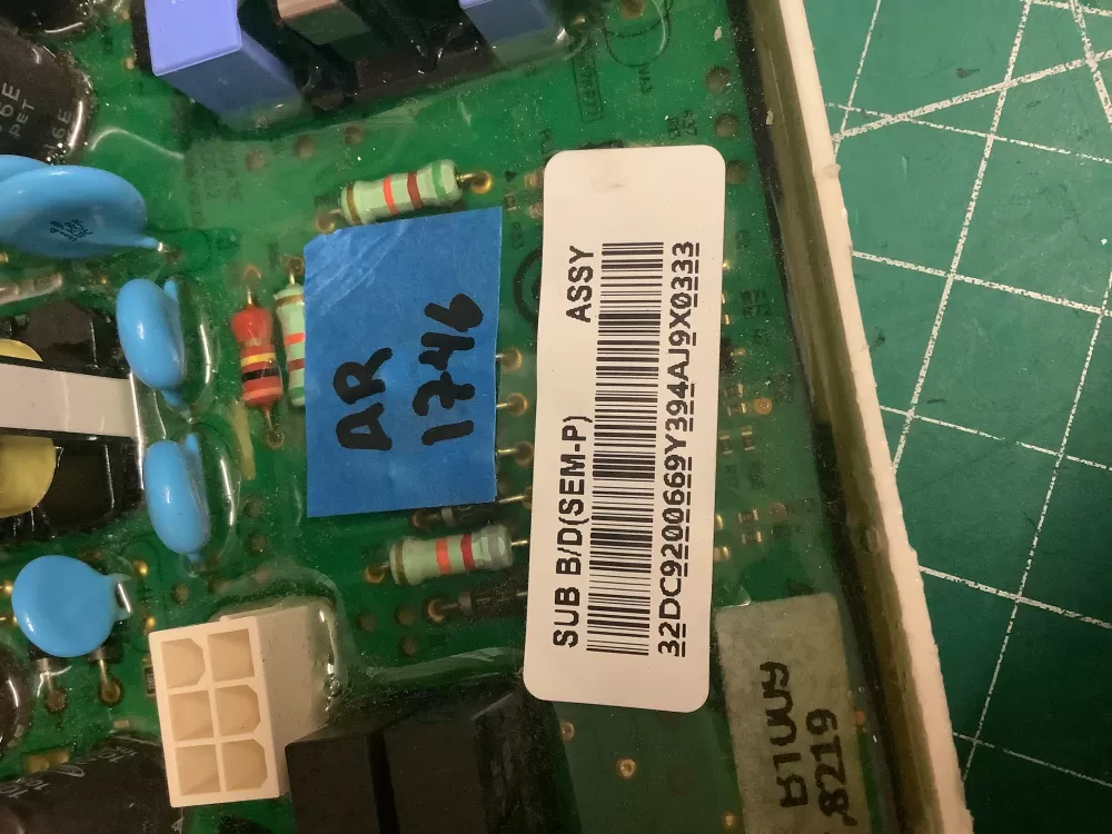 Samsung DC9200669Y Dryer Control Board AZ205861 | AR1746