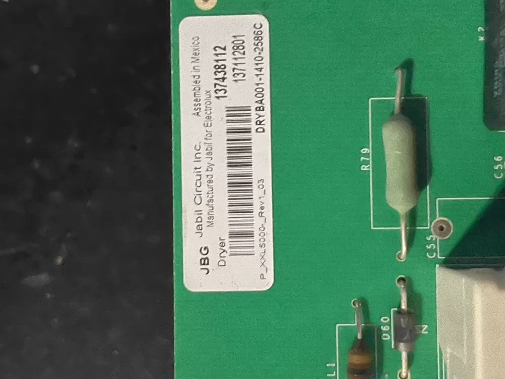 Electrolux Frigidaire 137438112 137112801 Dryer Control Board AZ35453 | Wm429