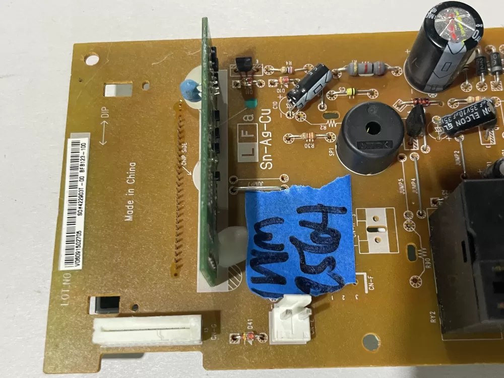 GE BFB123-100 Microwave Control Board V05101241014 AZ166153 | Wm2564