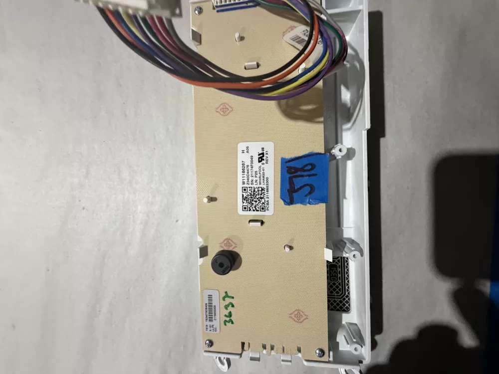 Maytag W11186267 Dryer Control Board Interface Panel AZ210010 | KM378