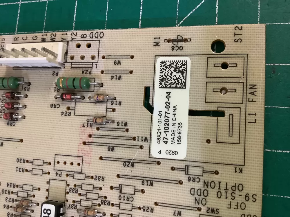 Rheem Air Handler Control Board 47-102077-02-04 156-9735 AZ191563 | NR1413