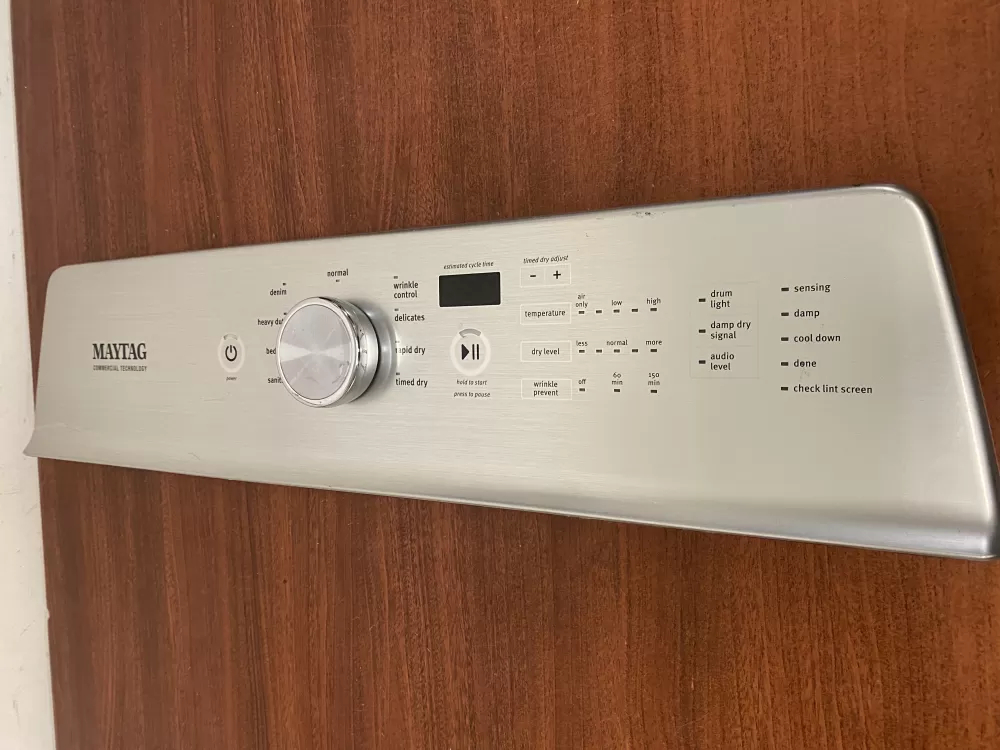 Whirlpool  Maytag W10914124 Dryer Control Panel