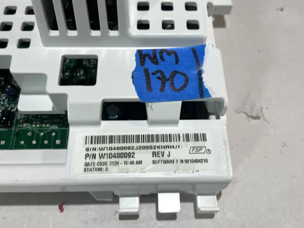 Whirlpool KitchenAid Roper W10445283 Washer Control Board AZ161224 | Wm170