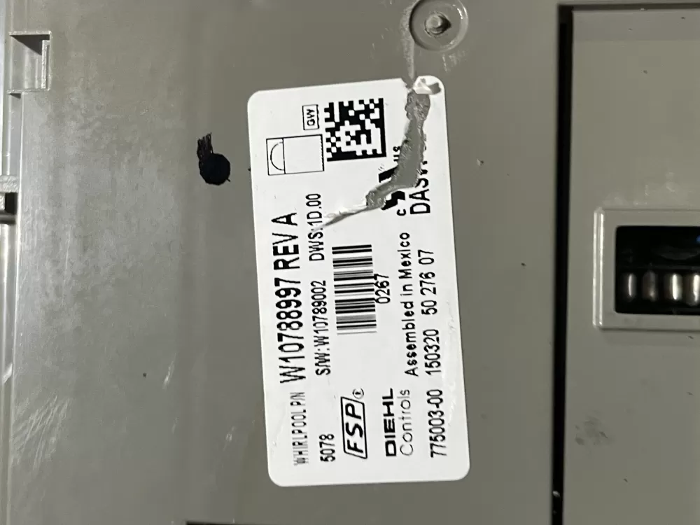 KitchenAid AP6003893 W10732586 W10788997 Dishwasher Control AZ143669 | Wm2415