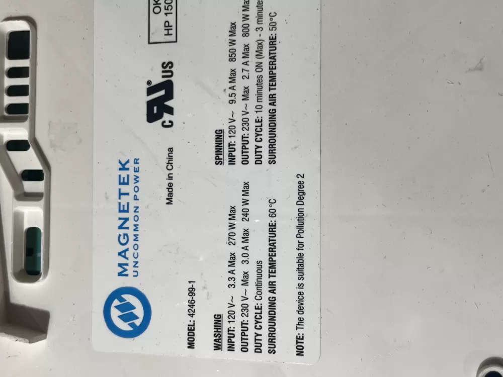 Frigidaire Kenmore 5304504863 4246991 Washer Control Board AZ195137 | Wmv885