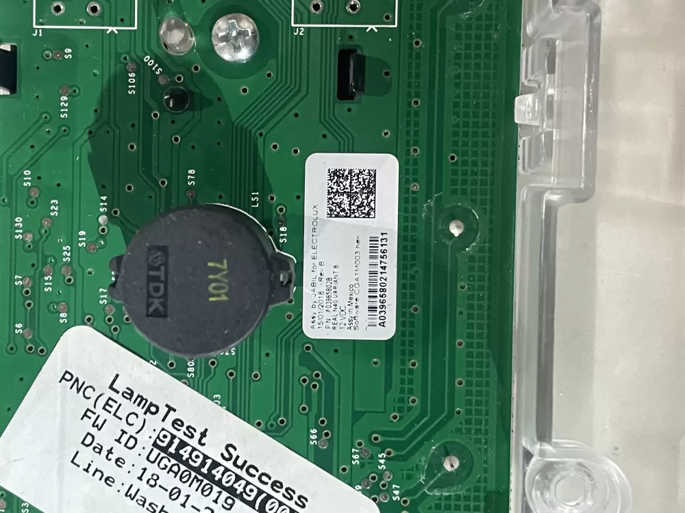 Kenmore 318257704 PS1529074 Washer Control Board Pcb Assembly AZ202922 | KM2717