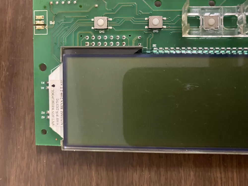 Whirlpool W10179143A Refrigerator Control Board Dispenser Panel AZ31870 | BK1676