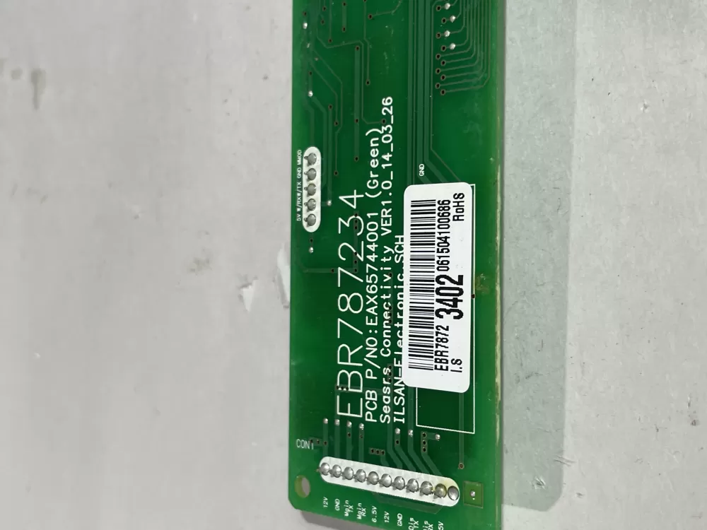 LG EBR78723402 Refrigerator User Interface Control Board AZ190666 | Wm1521