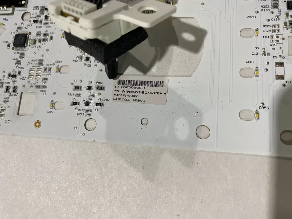 Maytag W10895276 Washer Interface Touch Control Board AZ149500 | BK2491