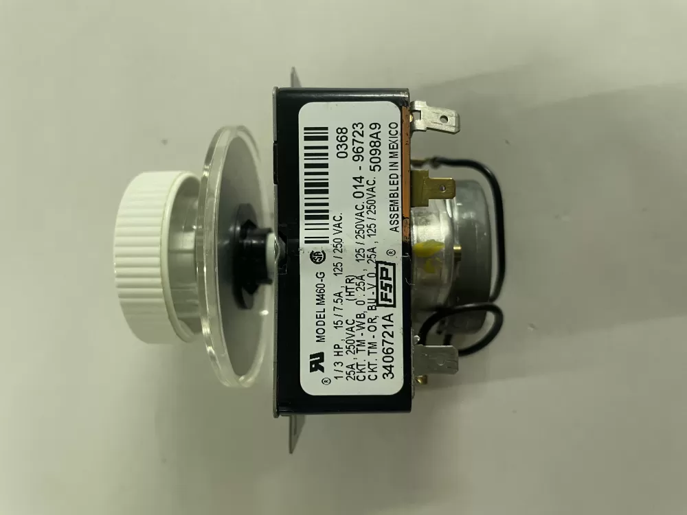 Whirlpool 3406721A AP3097855 3406721 WE04X10051 Dryer Timer  AZ117923 | KM972