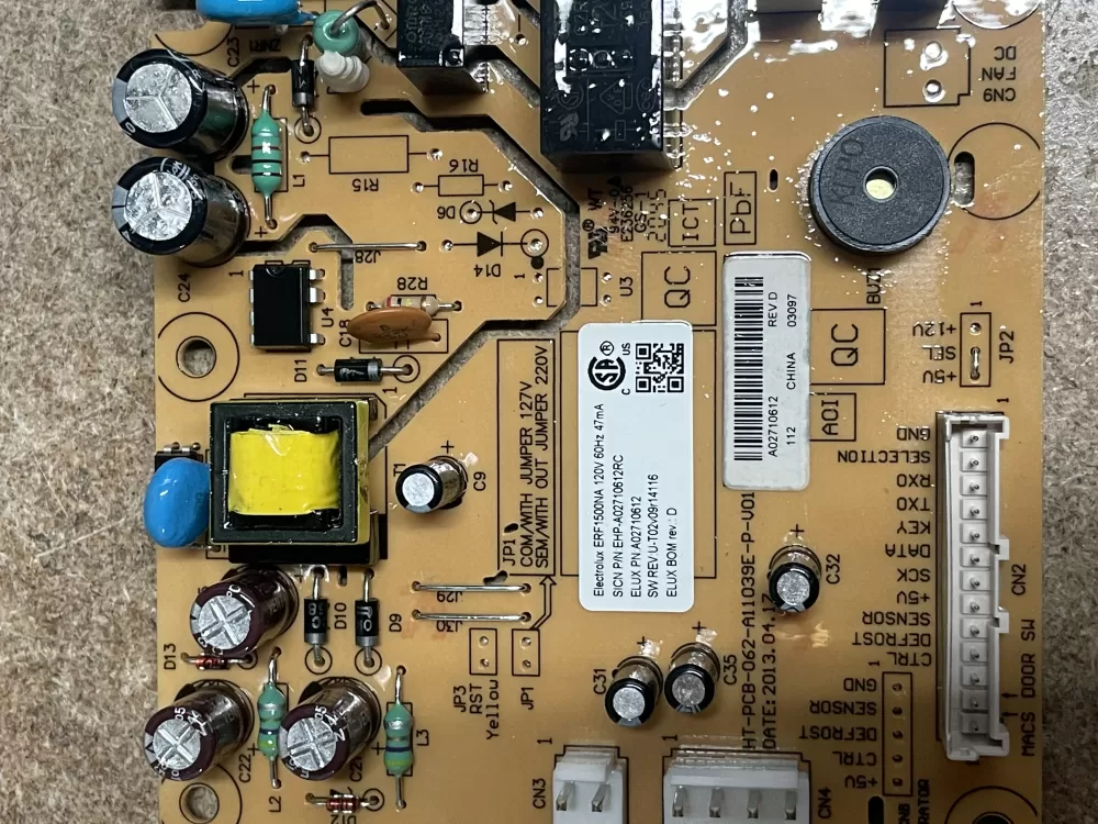 Electrolux Frigidaire Control Board  5304498427 A02710612 AZ18852 | KM1203