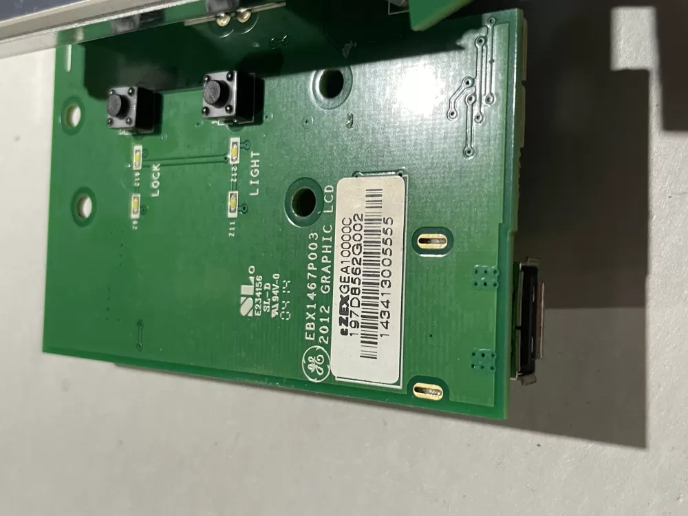 WHIRLPOOL GE 197D8562G002 GRAPHIC CARD LCD AZ200653 | Wm1802