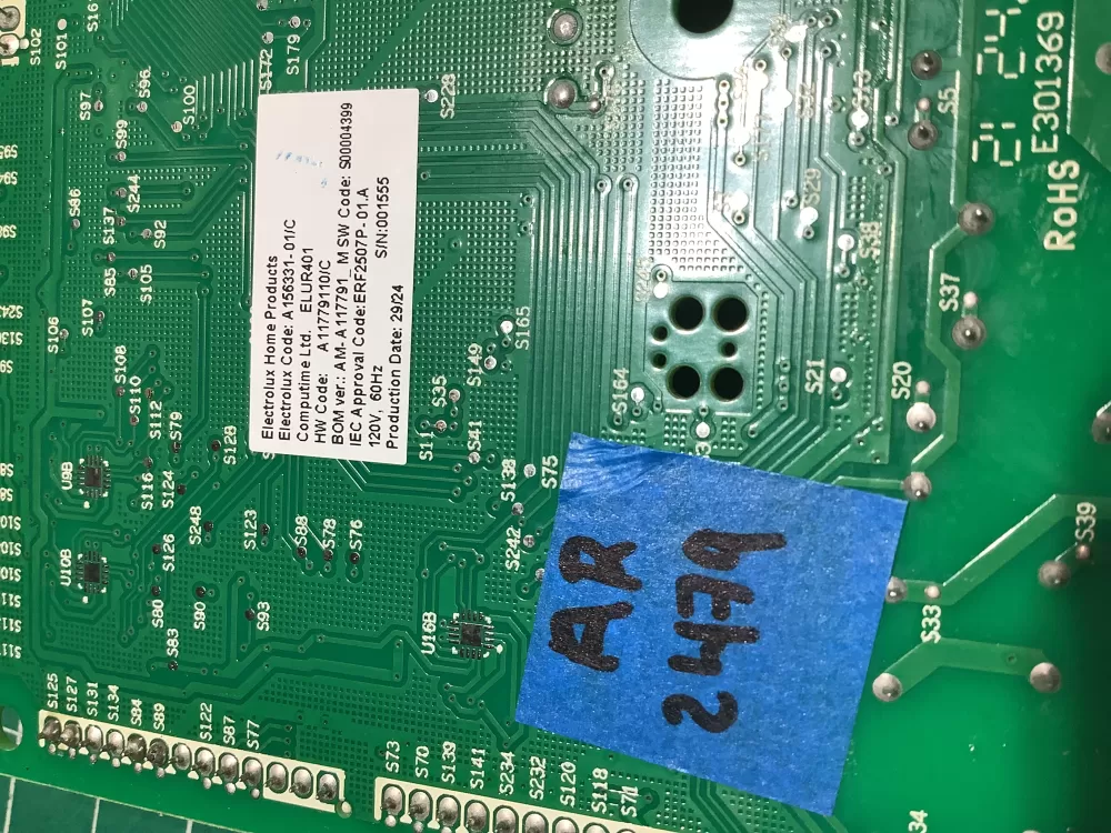 Electrolux A11779110/C Refrigerator Main Control Board AZ148556 | AR2479