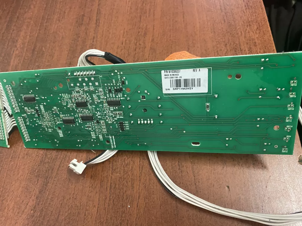 Whirlpool W10386337 Dryer Control Board User Interface AZ44529 | BK1761