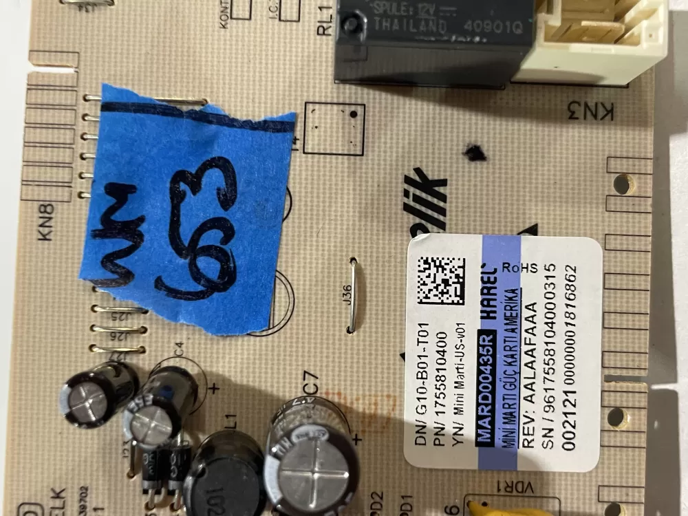 Bloomberg G10-B01-T01 Dishwasher Control Board AZ179036 | Wm653