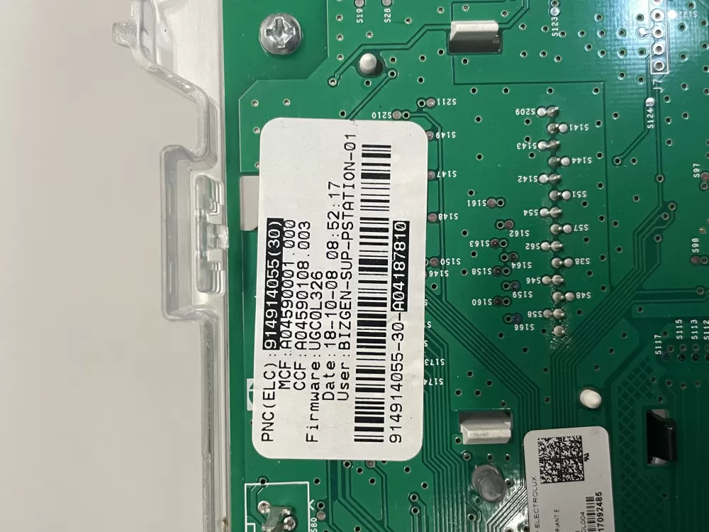 Electrolux 914914055 A04187810 Washer UI Control Board AZ221015 | Wm2045