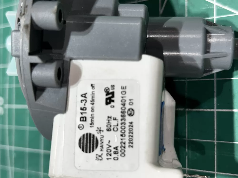 Samsung 0022150033660401GE B15- 3A DC31-00181C Washer Pump Motor