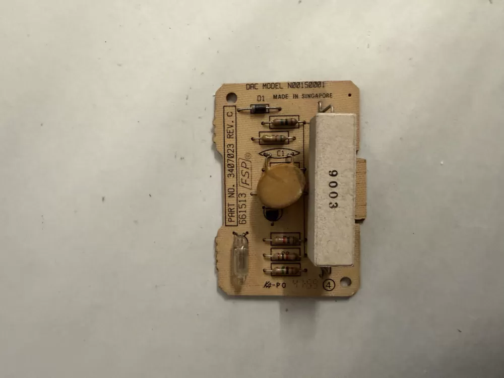 Kenmore  Whirlpool 3398084  AP3097570  2072  3398084R  3407021  3407023  60134  60150  60216  61236  661513  AH345727  EA345727  PS345727 Dryer Control Board