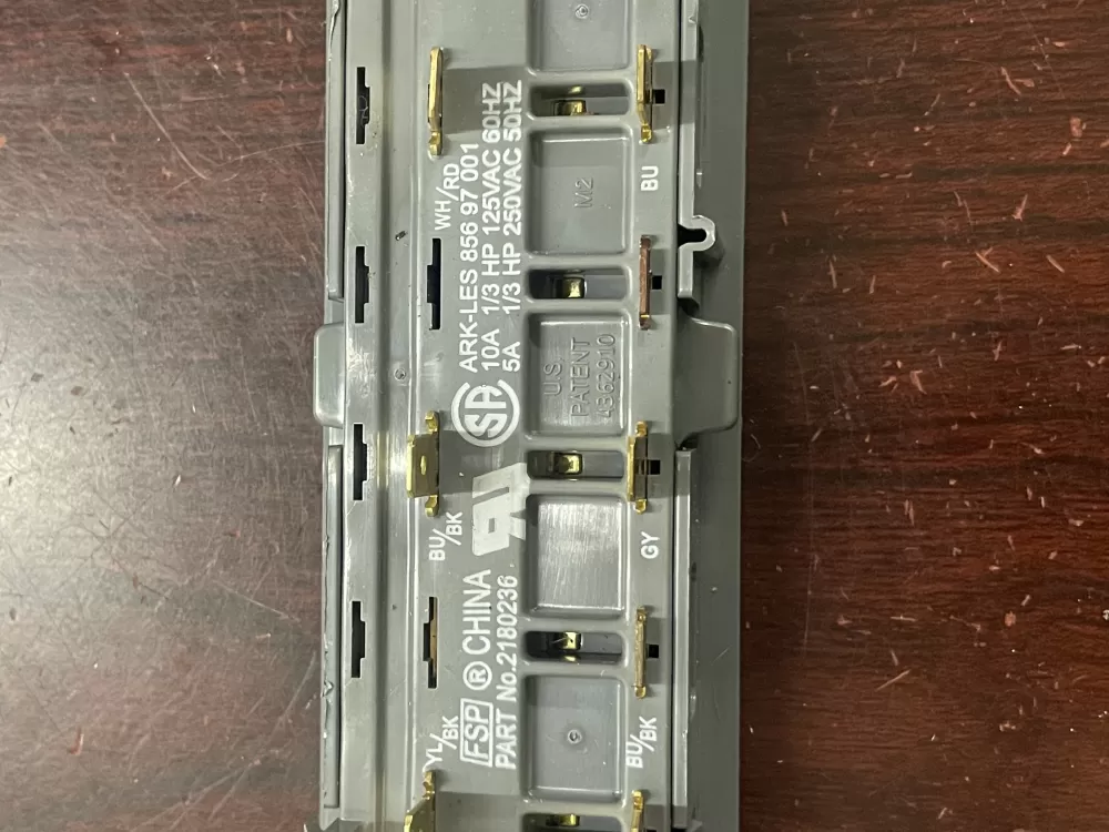 Kenmore WP2180236 Refrigerator Control Board Dispenser Switch AZ88178 | KM735