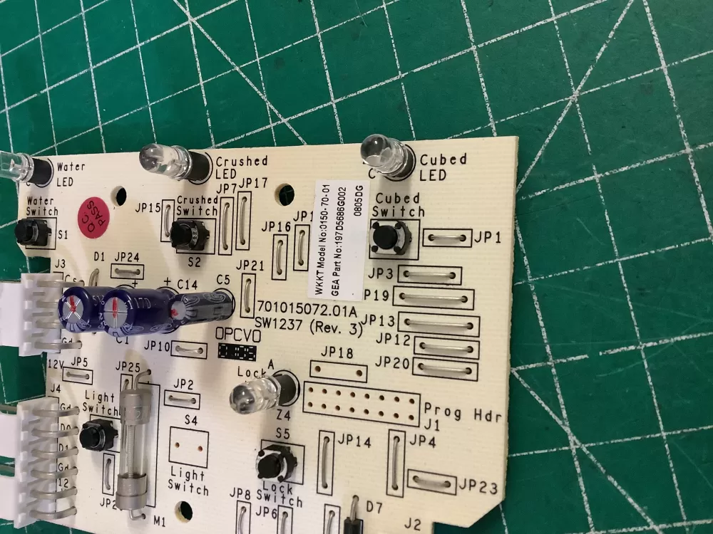 GE 197D5686G002 Refrigerator Control Board AZ176756 | NR2637