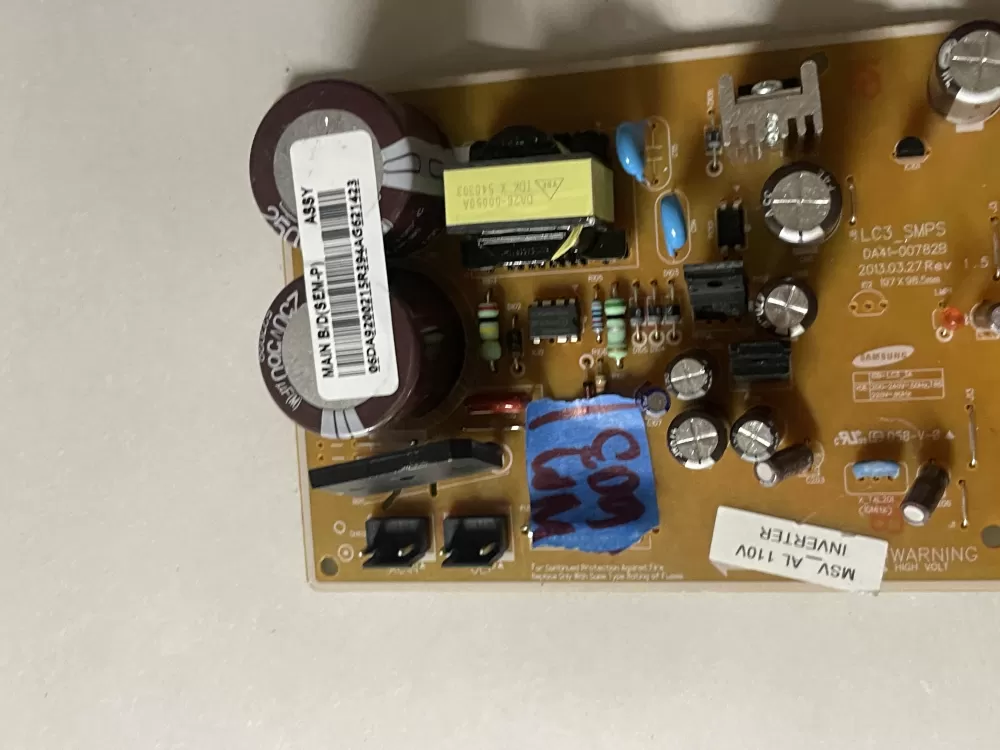 Samsung DA92-00215R Refrigerator Inverter Control Board AZ47157 | Wm605