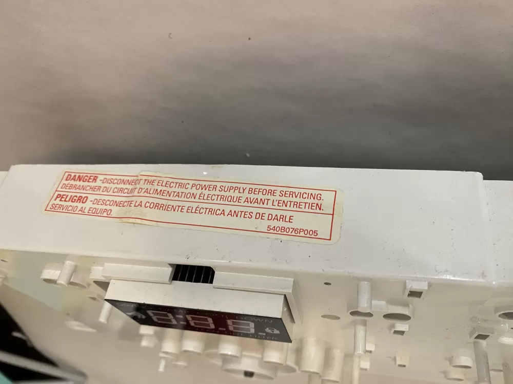 GE 540B076P005 Dryer Control Board AZ112967 | BKV664