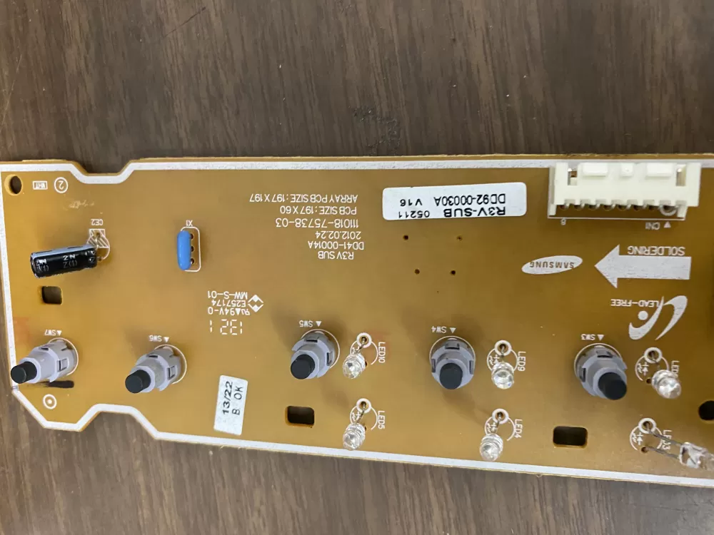 Samsung Dd61 00405a Dishwasher Control Board Display AZ29718 | BK275
