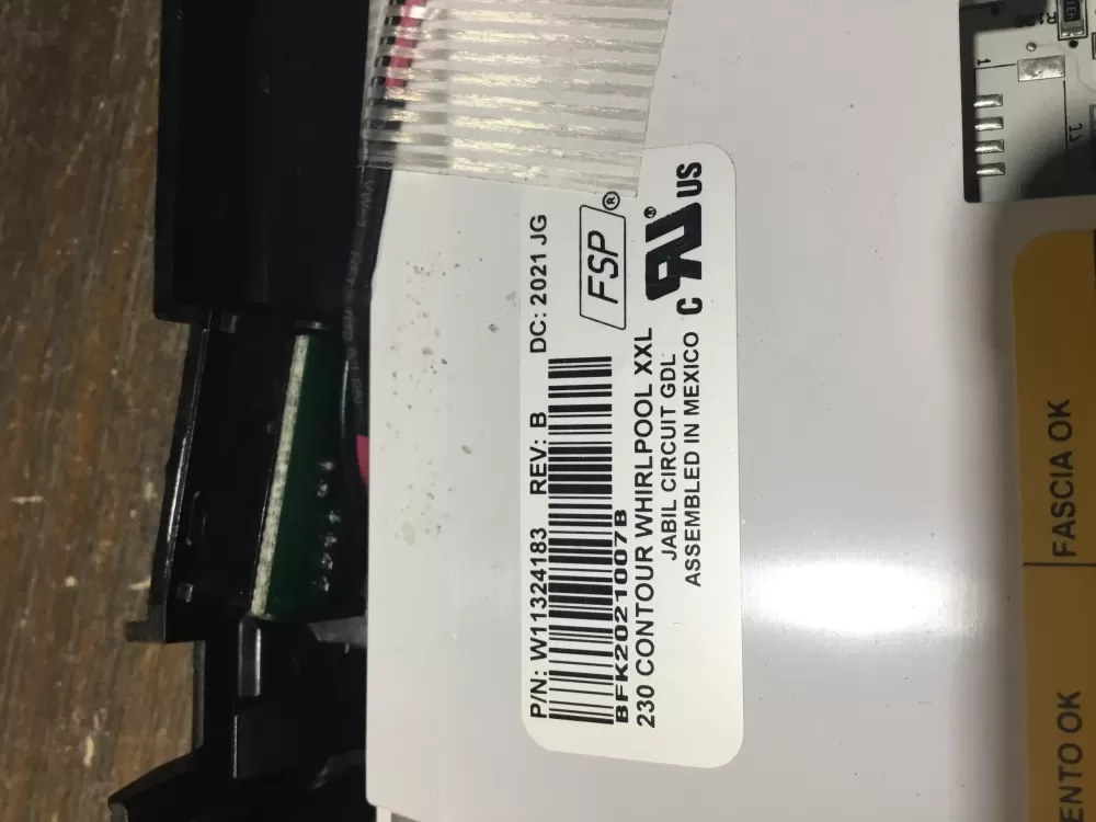 Whirlpool W11636544 Refrigerator Control Board Dispenser AZ54278 | NR1930