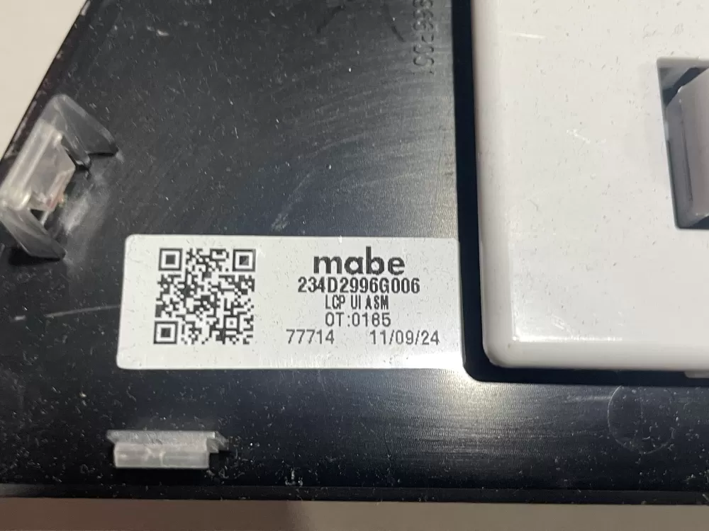 GE Dryer Touchpad Control Panel | WE22X33126 | 234D2996G006 AZ136936 | Wmv742