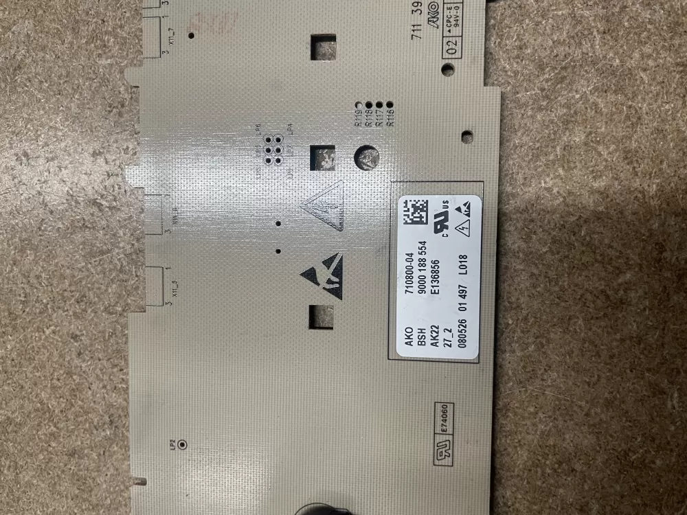 Bosch 9000188554 Dryer Control Board PCB AZ1747 | KM1003