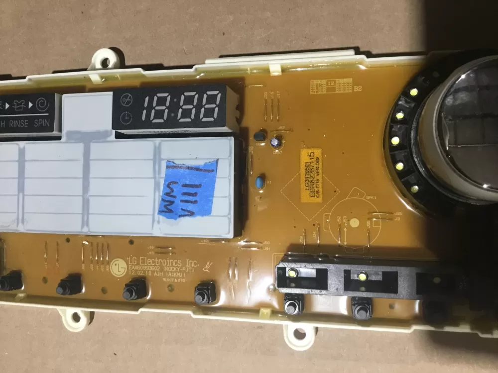 Samsung EBR82267115 Washer Display Control Board AZ88765 | Wmv111