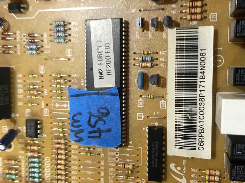 Samsung Refrigerator DA92-00204B Main Board AZ175663 | Wm456