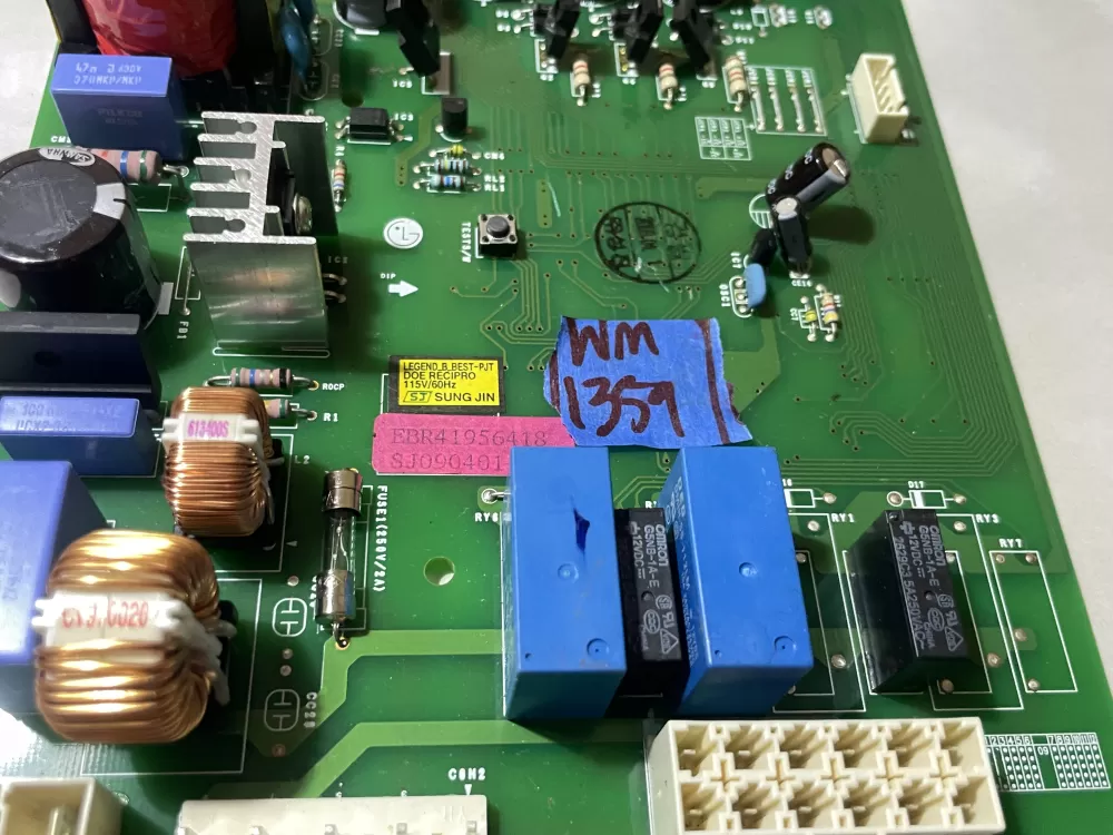 LG Kenmore AP4671992 EBR41956418 Refrigerator Control Board AZ107021 | Wm1359