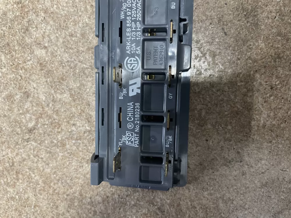 Kenmore WP2180236 Refrigerator Control Board Dispenser Switch AZ9572 | KM1499