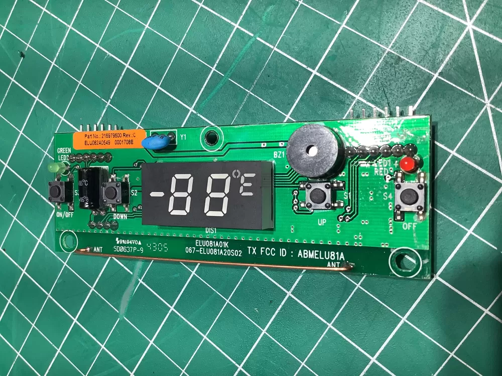 Kenmore 216979600 Freezer control board with overlay AZ151350 | AR621