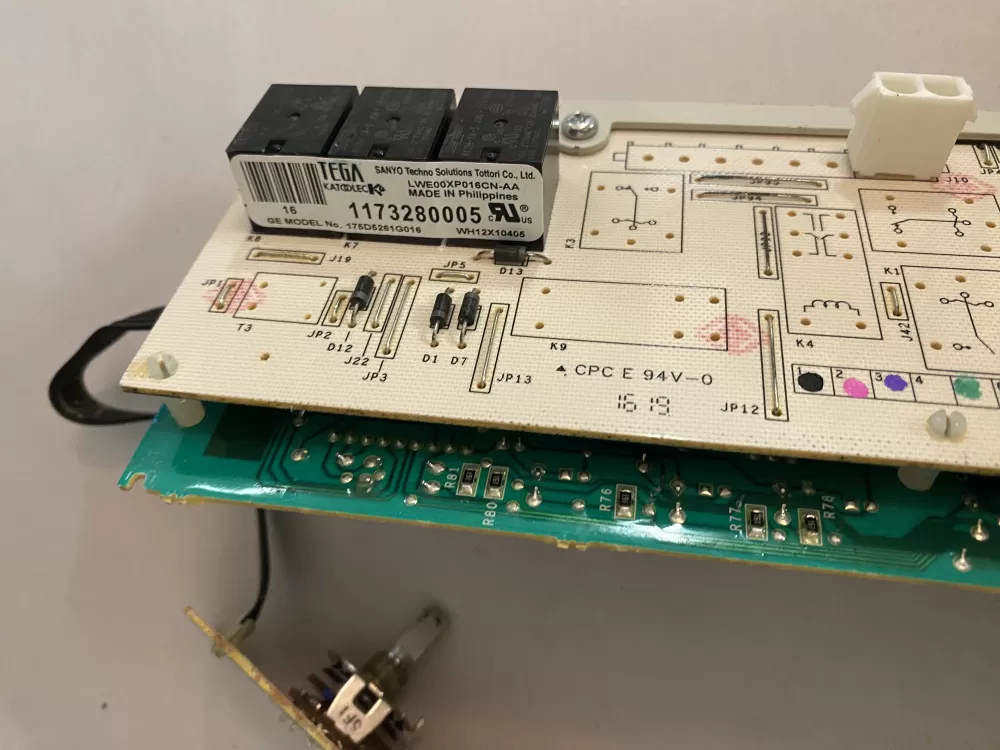 GE 175D5261G016 WH12X10405 Washer Control Board AZ119711 | BK2207