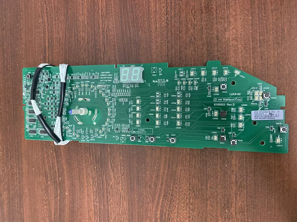 Whirlpool W10249219 W10249220 Washer Control Board