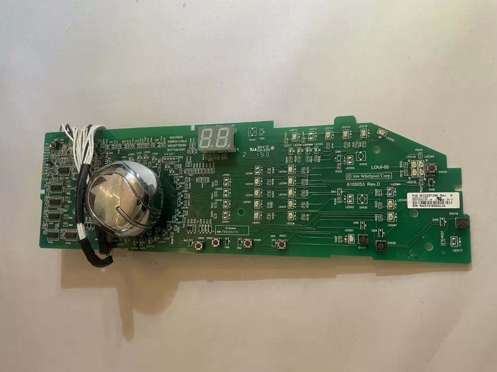 Whirlpool W10297395 Washer Control Board