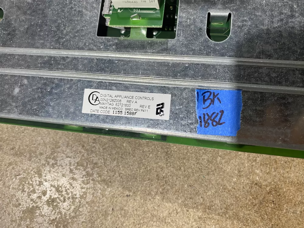 Maytag Whirlpool 00N2128Z006 62721600 Washer Control Board AZ72613 | BK1882