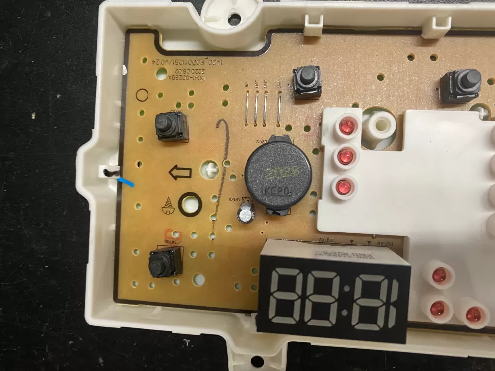 Samsung Dryer Control Board Panel Dc97-18718k AZ14399 | BKV210
