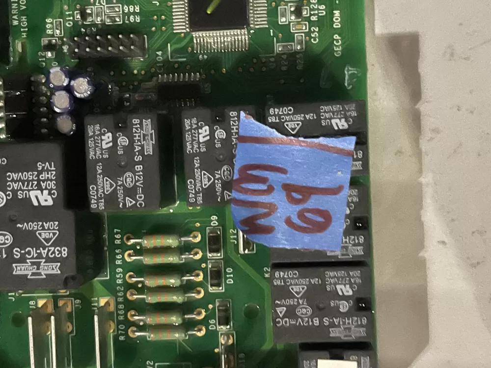 GE 200D4852G024 200D4852G025 Refrigerator Control Board AZ34540 | Wm69
