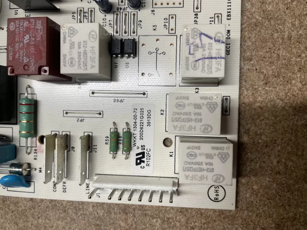 GE WR55X11072 Refrigerator Control Board AZ8972 | KM1643