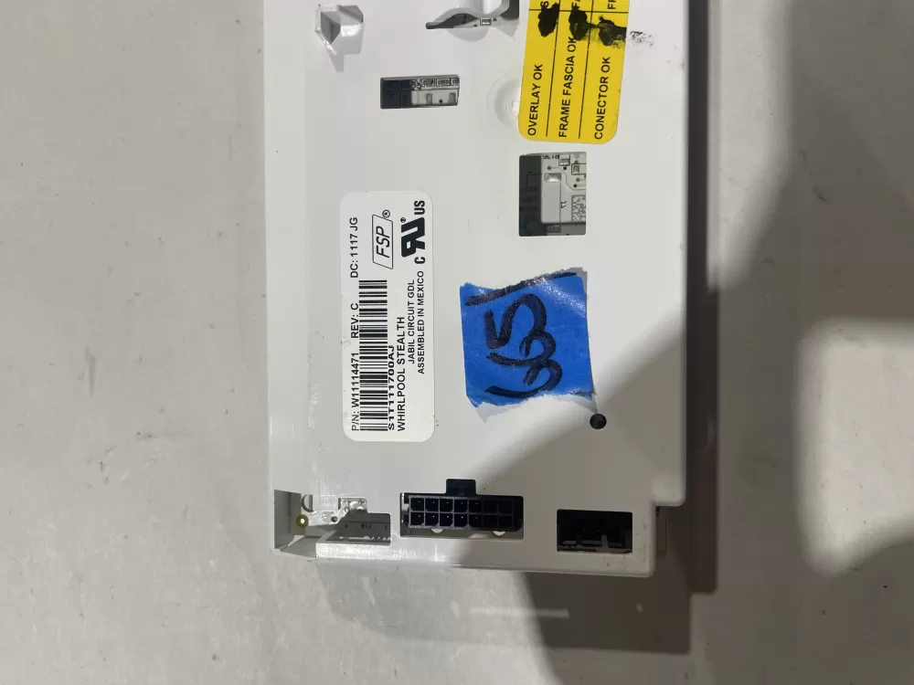 Whirlpool Amana W11106026 Refrigerator Control Board Interface AZ176415 | KM665