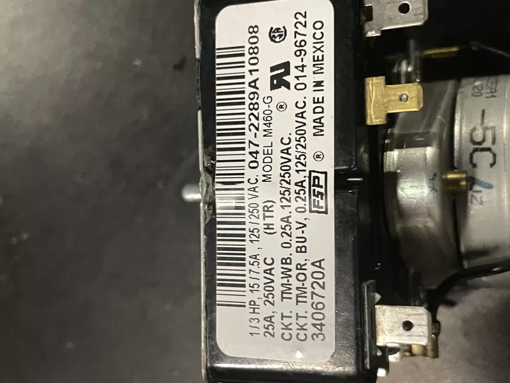 Whirlpool 3406720A PD00055932 3406720 529119 Dryer Timer AZ28065 | WM282